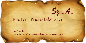 Szalai Anasztázia névjegykártya